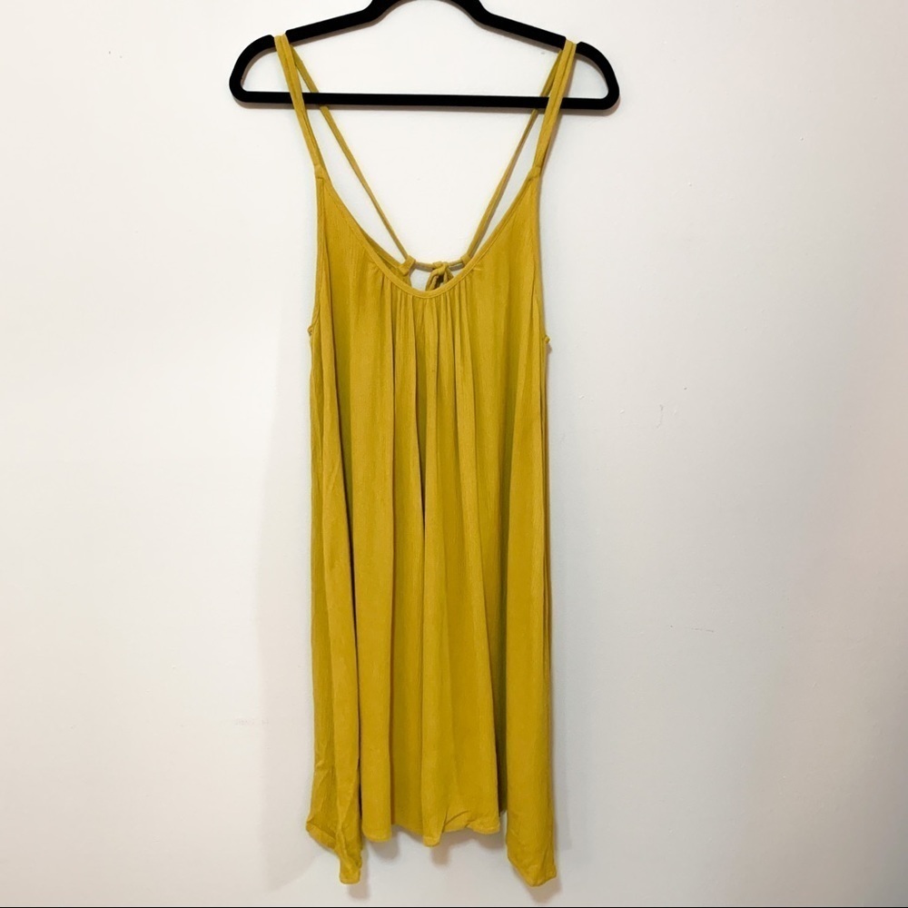 Lovestitch Take Me Away Dress, Mustard Yellow
